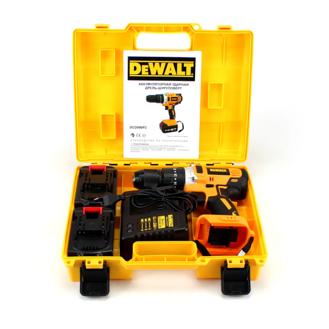 Ударний шуруповерт DeWALT DCD996P2 (36V, 6AH) Акумуляторний дриль-шупуповерт з ударом Деволт DeWALT DCD996P2 фото