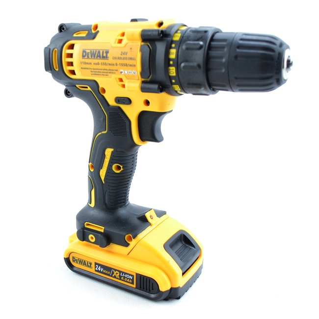 Шуруповерт DeWALT DCD791 (24V 6A/h Li-Ion) Акумуляторний дриль-шупуповерт Деволт ЧЕХІЯ 038 фото