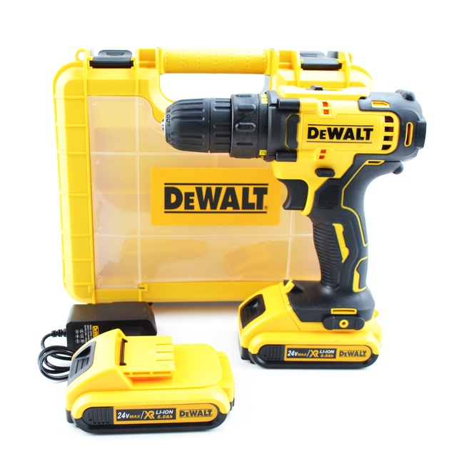 Шуруповерт DeWALT DCD791 (24V 6A/h Li-Ion) Акумуляторний дриль-шупуповерт Деволт ЧЕХІЯ 038 фото