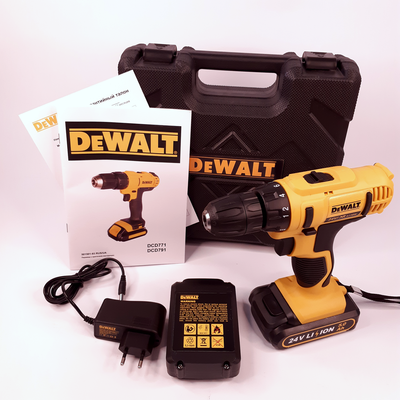 Шуруповерт DeWALT DCD791 (24V 5A/h Li-Ion) Акумуляторний дриль-шупуповерт Деволт Чехія 37 фото