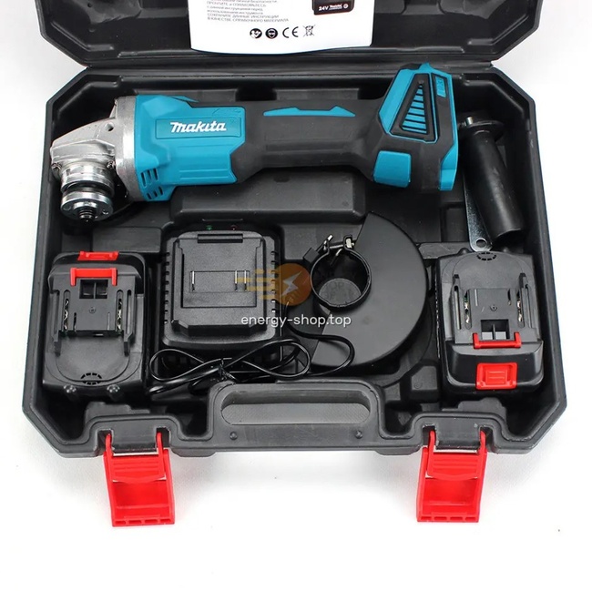 Акумуляторна болгарка Makita DGA504ZL ( 24V, Ø125 мм). УШМ Макіта, кутова шліфмашина, турбинка DGA504ZL фото